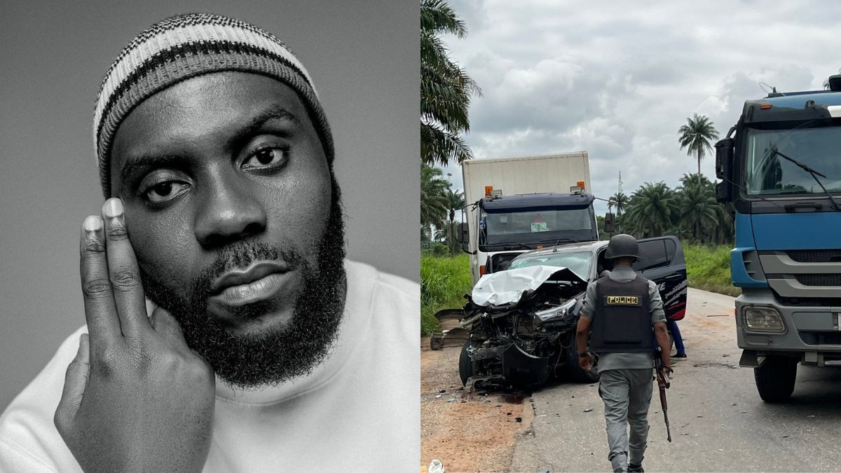 Singer Odumodublvck involved in auto crash 11