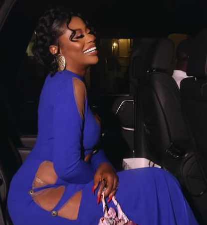 Sophia Momodu stuns in BLUE