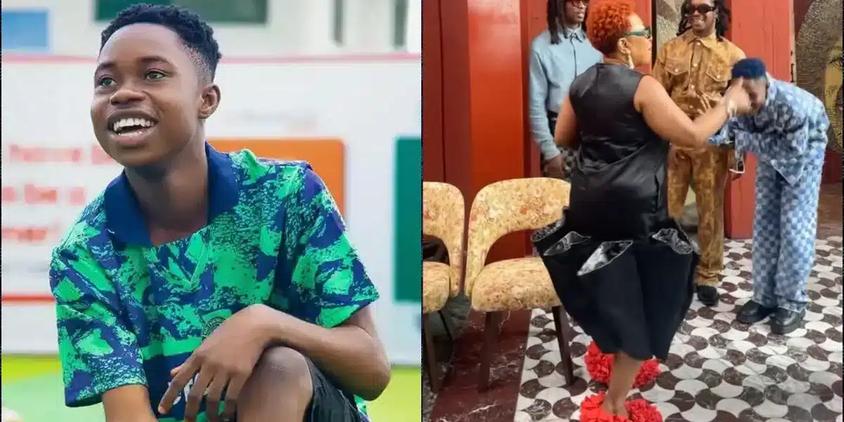 Peller snubbed by BurnaBoy's mum at fashion event