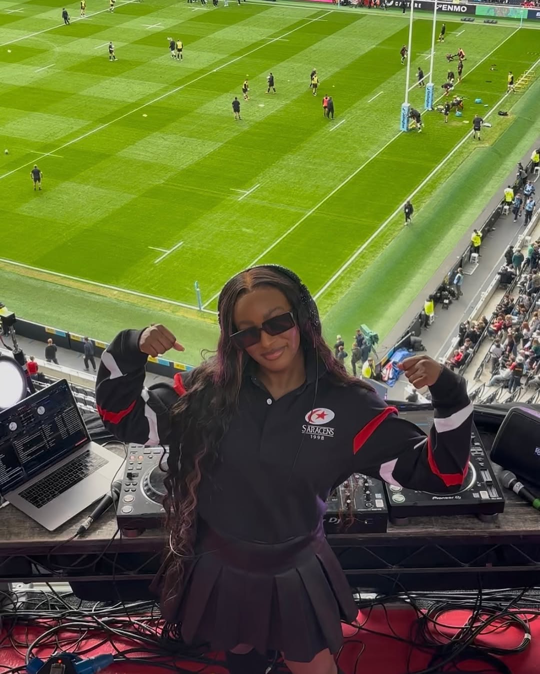 DJ Cuppy celebrates after Performing for 62,000 Fans DJ Cuppy celebrates after Performing for 62,000 Fans