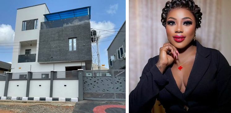 Actress Kudirat Ogunro builds a new house Actress Kudirat Ogunro builds a new house