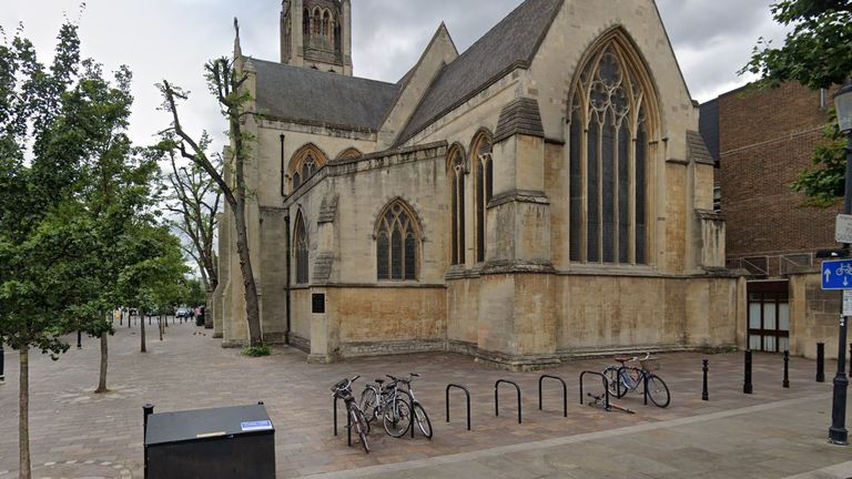 Body of newborn baby found outside west London church Body of newborn baby found outside west London church