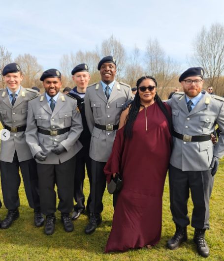 EX actress Sandra Achums' son joins German Army