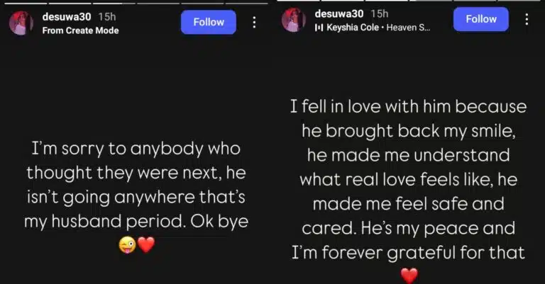 Ighalo's Ex, Sonia gushes over new Partner, calls him "My Husband"