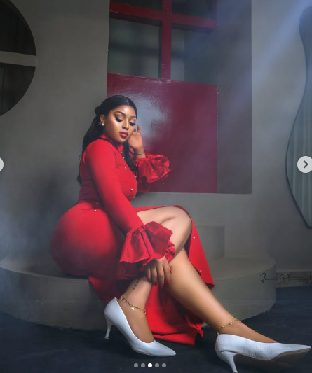 Red & hot! Regina Daniels shares new photos 