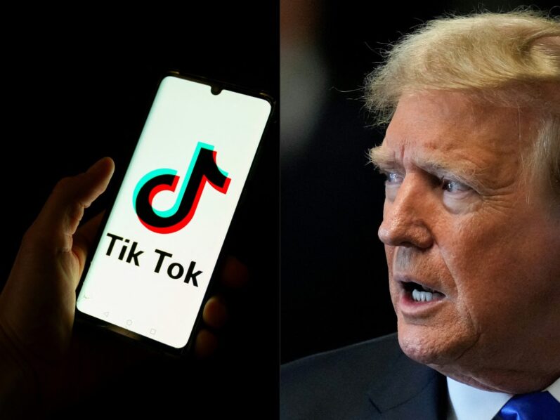 Trump says US in talks with four groups over TikTok sale Trump says US in talks with four groups over TikTok sale