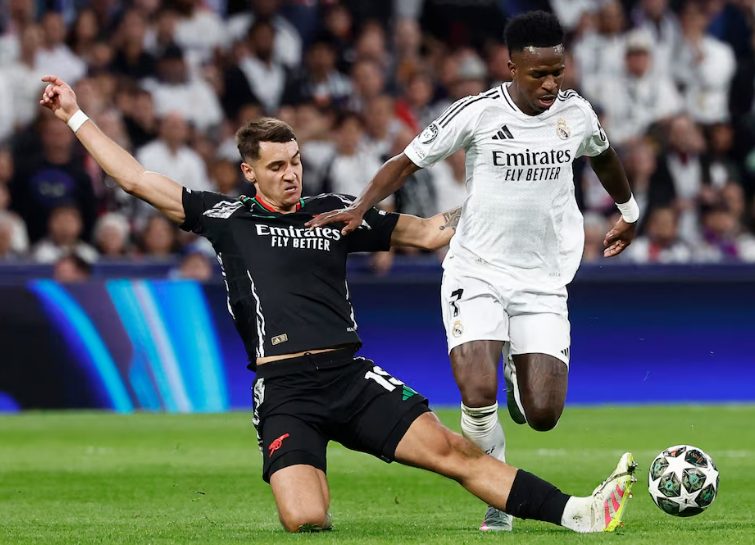 Arsenal cruise into semi-finals with 5-1 aggregate win over Madrid Arsenal cruise into semi-finals with 5-1 aggregate win over Madrid