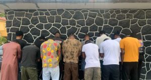 EFCC arrests 15 suspected internet fraudsters EFCC arrests 15 suspected internet fraudsters