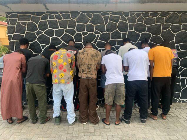 EFCC arrests 15 suspected internet fraudsters EFCC arrests 15 suspected internet fraudsters