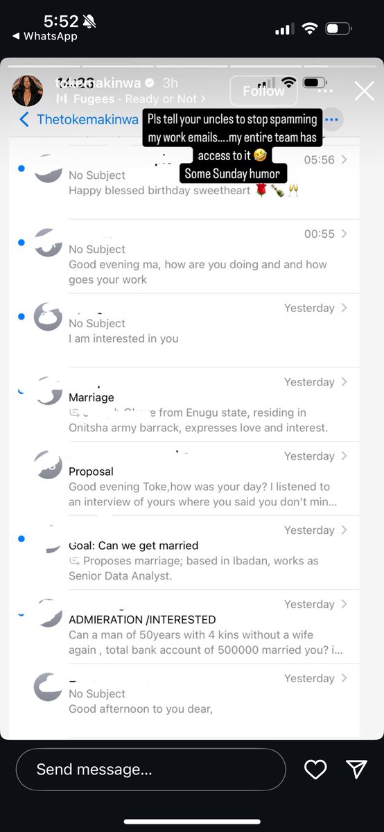 Toke Makinwa flooded with proposals after considering polygamous marriage