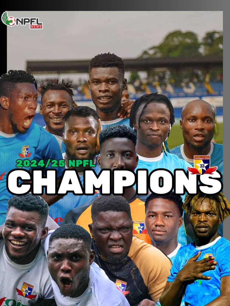 Remo Stars win 2024/2025 NPFL title