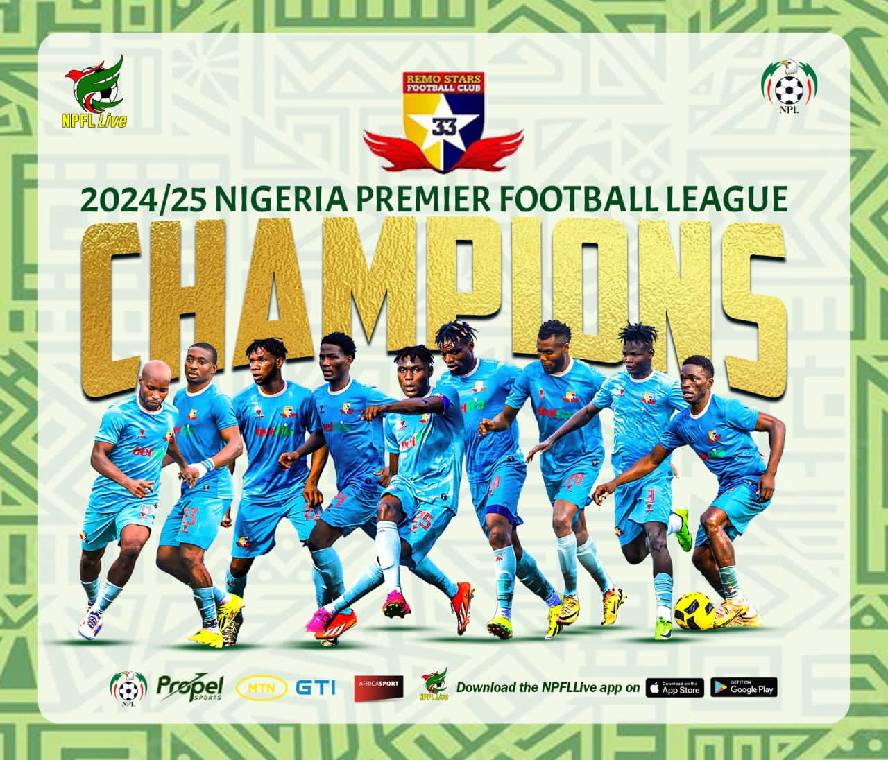 Remo Stars win 2024/2025 NPFL title