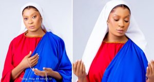 May Edochie channels Mary, mother of Jesus, in Easter photos May Edochie channels Mary, mother of Jesus, in Easter photos