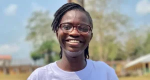 Okpara varsity graduate invents re-usable sanitary pad using banana trunks Okpara varsity graduate invents re-usable sanitary pad using banana trunks