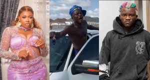 Portable’s babymama Ashabi hails him as he buys new car Portable’s babymama Ashabi hails him as he buys new car