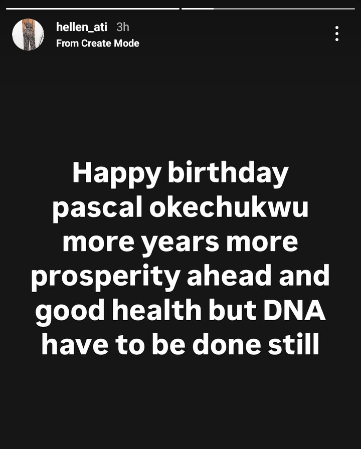 Chiefpriest’s alleged BabyMama wishes him on his Birthday