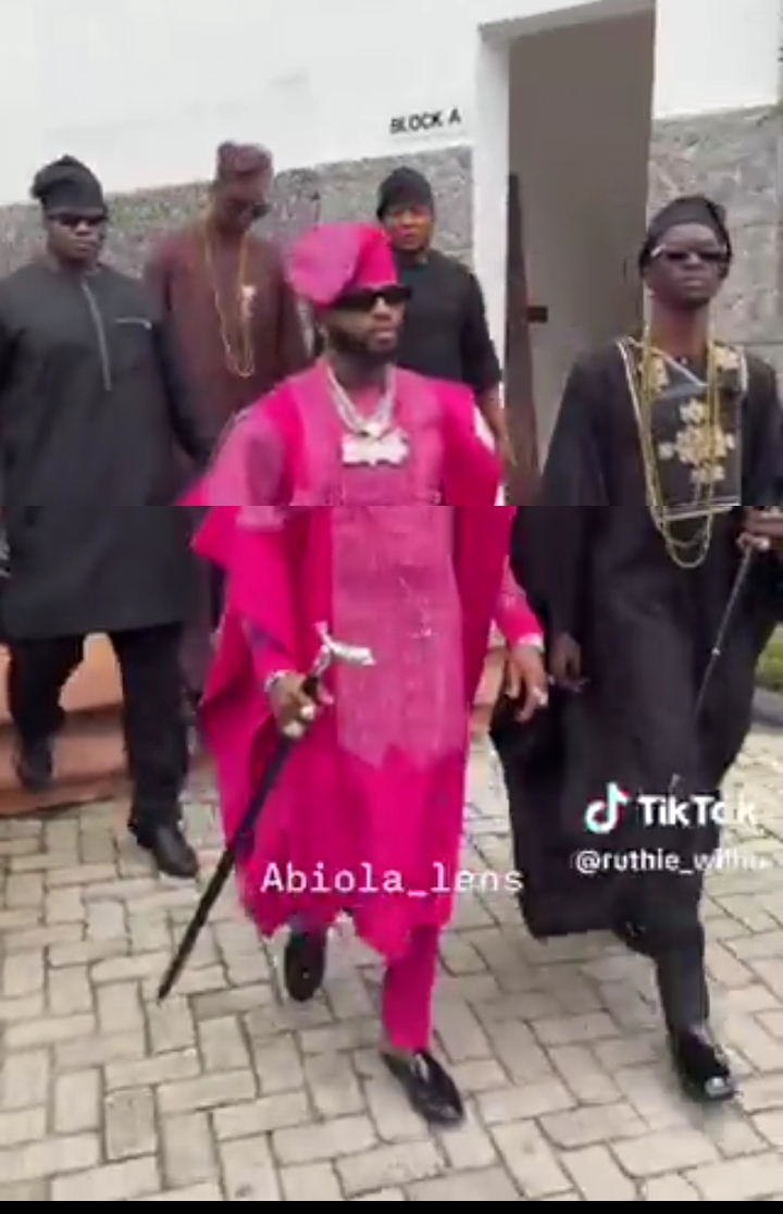 Diamond Platinumz storms Priscilla Ojo and Juma Jux wedding