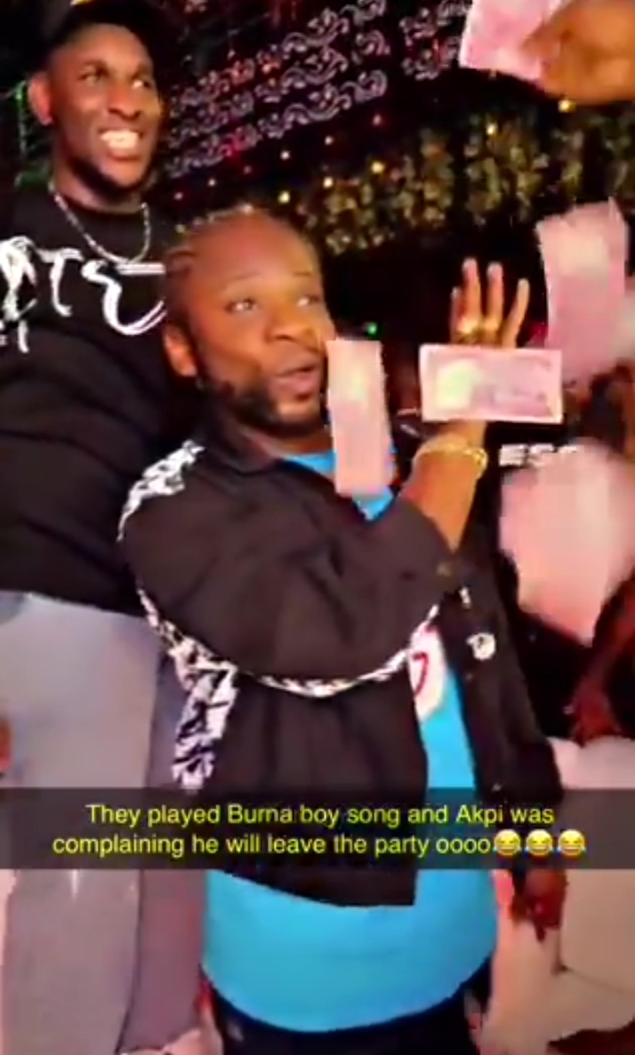 Speed Darlington threatens to leave club after hearing Burna Boy's song