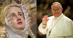 Virgin Mary statue ‘sheds tears’ days before Pope’s de.ath Virgin Mary statue 'sheds tears' days before Pope's de.ath
