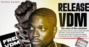 Protest erupts in Abuja over VDM’s arrest Protest erupts in Abuja over VDM's arrest