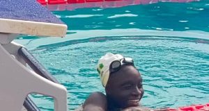 13-Year-Old Swimmer Michelle Ibidapo wins Gold at National Sports Festival 13-Year-Old Swimmer Michelle Ibidapo wins Gold at National Sports Festival