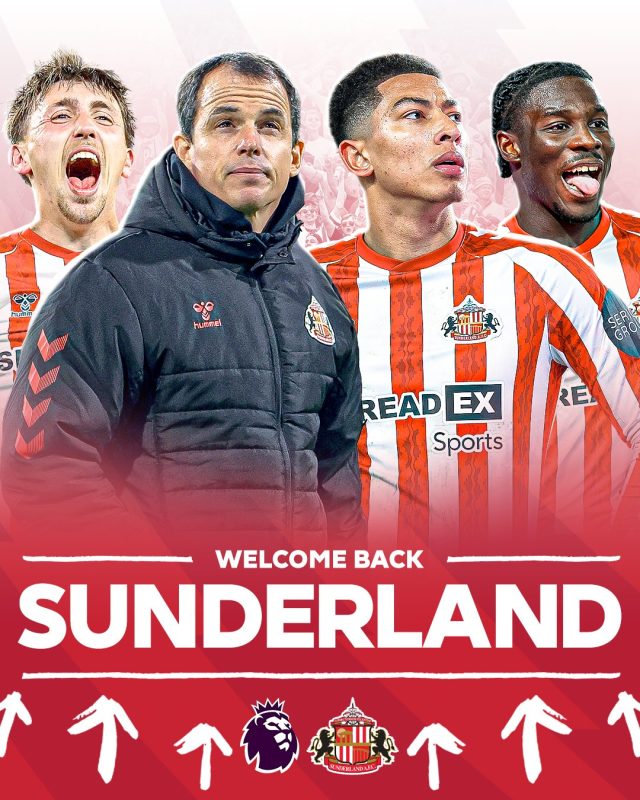 Sunderland gains promotion to the EPL