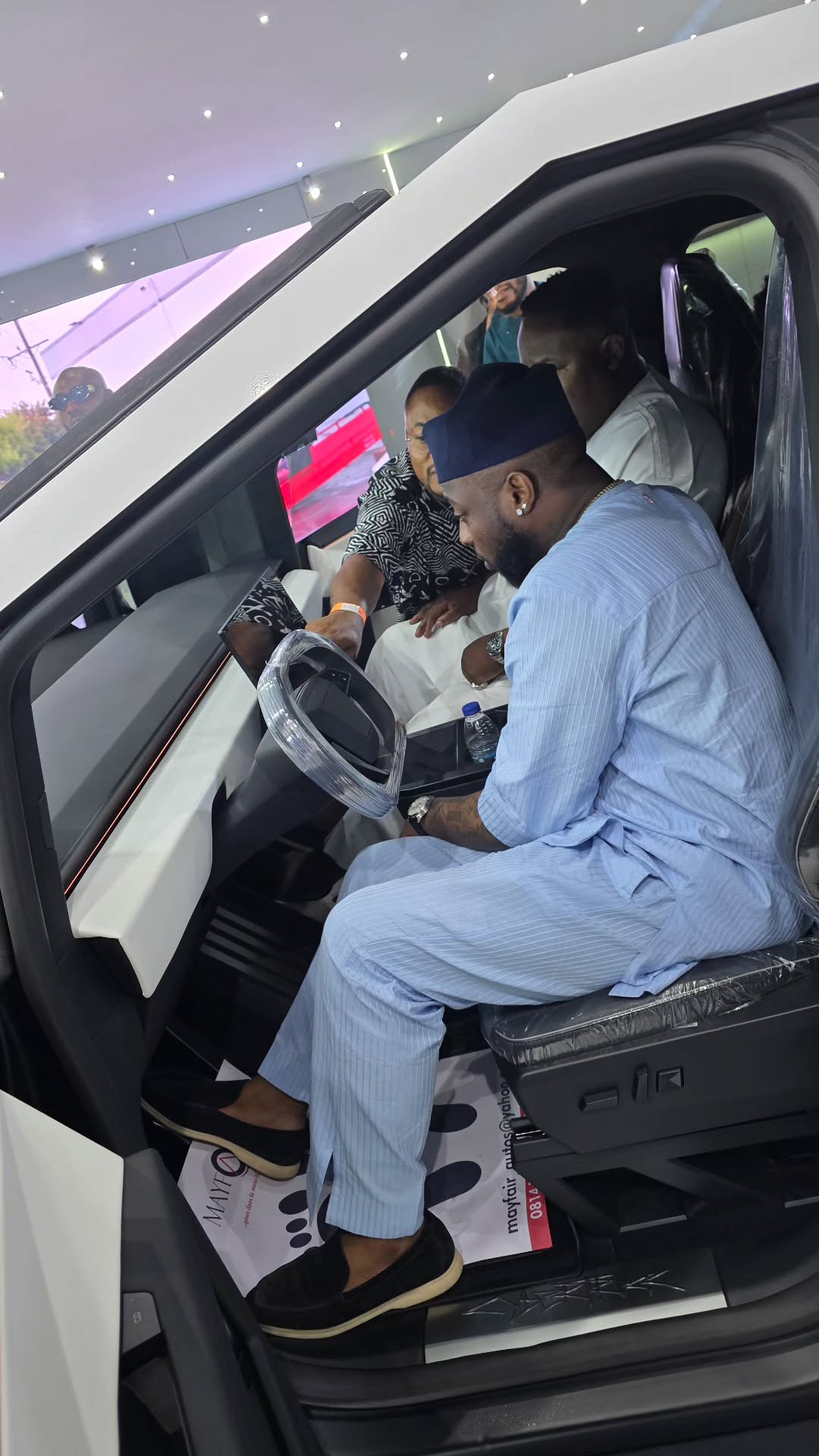 Davido acquires new 2024 Tesla Cybertruck