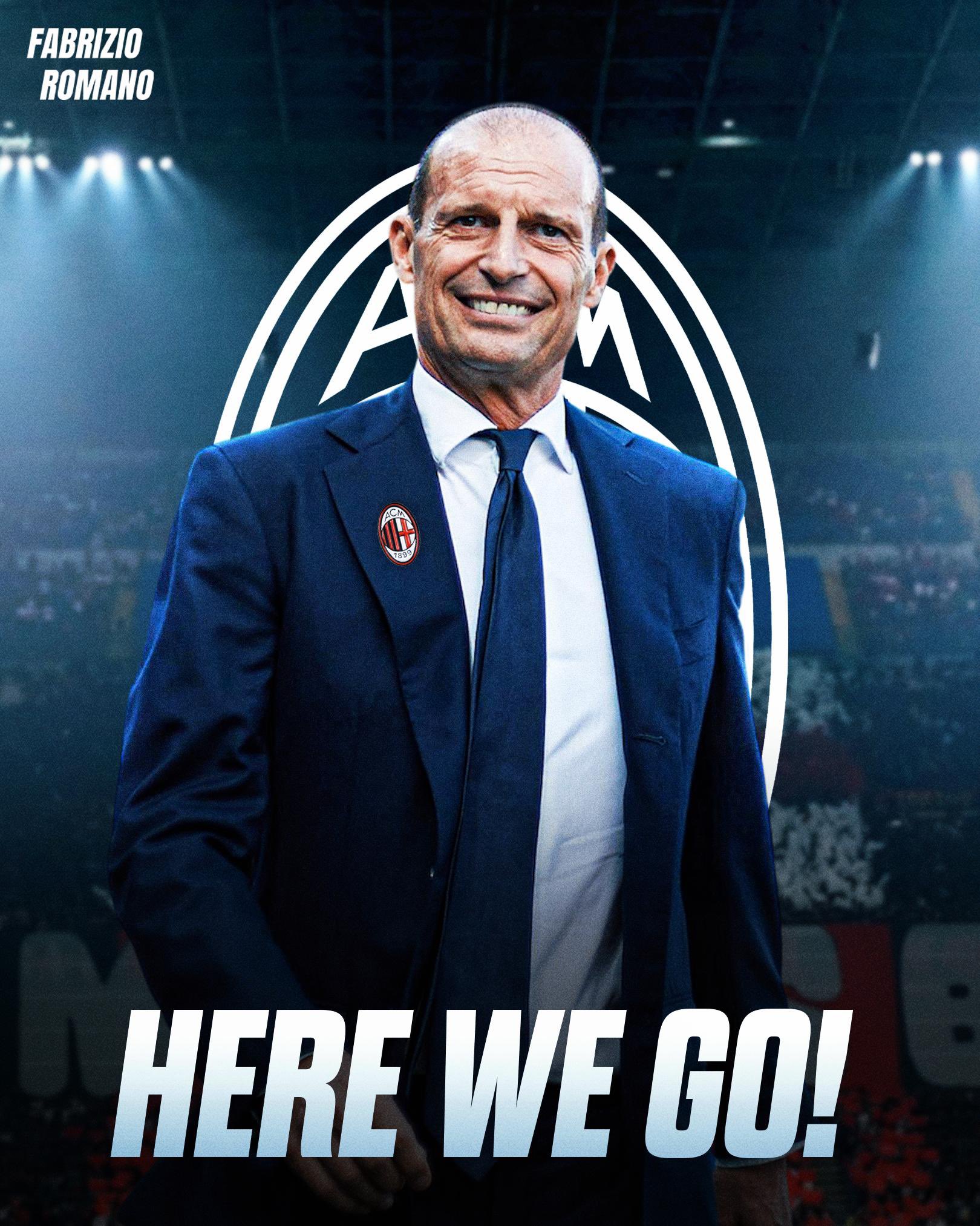 Allegri returns as AC Milan Head coach