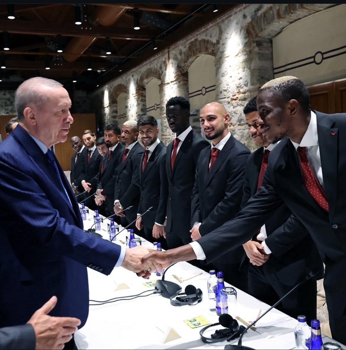 Victor Osimhen meets Turkish President, Erdogan