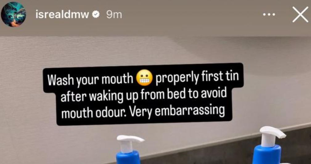Isreal DMW gives Nigerians advice on their personal hygiene