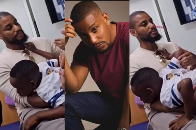 Alex Ekubo sparks concern in new video
