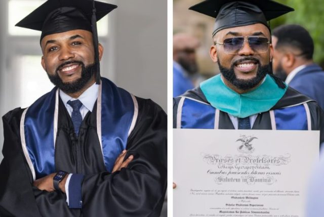 Banky W shares photos from his graduation ceremony Banky W shares photos from his graduation ceremony