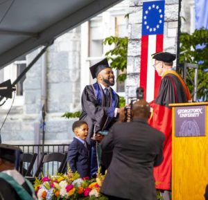 Banky W shares photos from his graduation ceremony