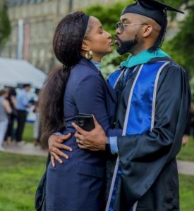 Banky W shares photos from his graduation ceremony