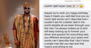 Bolanle Ninalowo shares message he received from his son as he turns 45 Bolanle Ninalowo shares message he received from his son as he turns 45