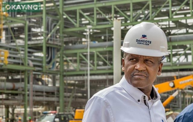 Dangote reduces Petrol price to N825 per litre