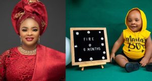 Dayo Amusa celebrates son as he turns 6 months Dayo Amusa celebrates son as he turns 6 months