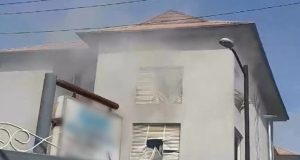 Fire guts Ifako Ijaiye General Hospital Fire guts Ifako Ijaiye General Hospital
