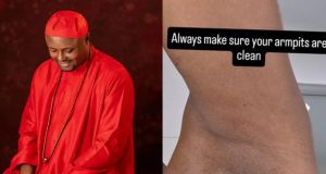 Isreal DMW gives Nigerians advice on their personal hygiene Isreal DMW gives Nigerians advice on their personal hygiene