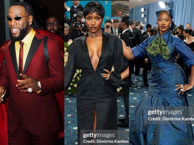 Burna Boy, Tems, and Ayra Starr turn heads at the 2025 Met Gala Burna Boy, Tems, and Ayra Starr turn heads at the 2025 Met Gala