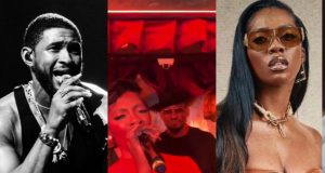 Tiwa Savage and Usher perform in London Tiwa Savage and Usher perform in London