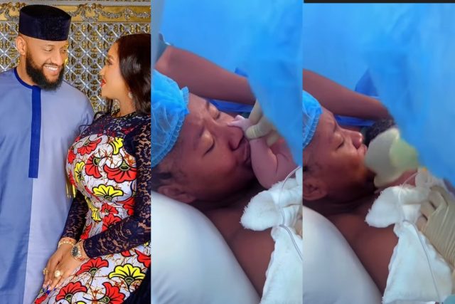 Yul Edochie and Judy Austin welcome 3rd child