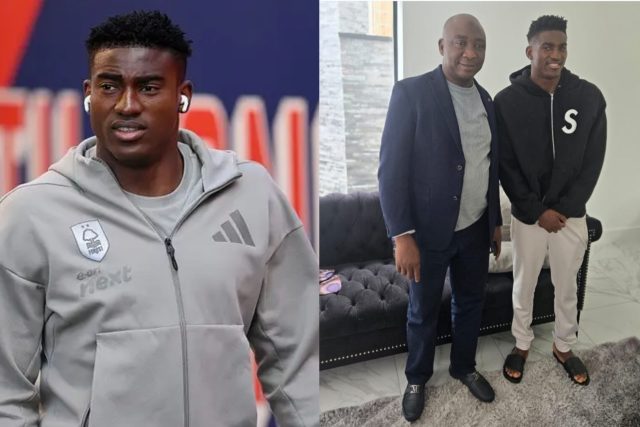 NFF President visits Taiwo Awoniyi