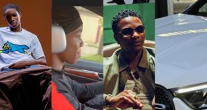 Wizkid’s son, Bolu, shows off driving skill Wizkid's son, Bolu, shows off driving skill