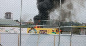 Gas explosion rocks Gateway games venue Gas explosion rocks Gateway games venue
