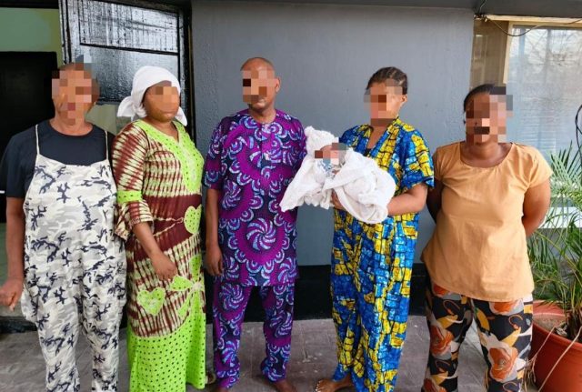 Guardian, four others arrested for selling two-week-old baby