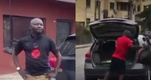 Man in viral video dumping waste REMANDED in prison Man in viral video dumping waste REMANDED in prison