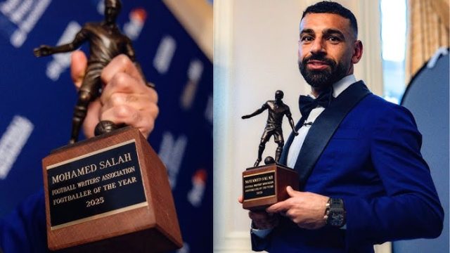 Mohamed Salah WINS FWA Footballer of the Year award