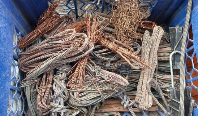 NRC worker caught stealing railway signal cables