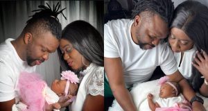 Nikki Laoye shows off her daughter Nikki Laoye shows off her daughter